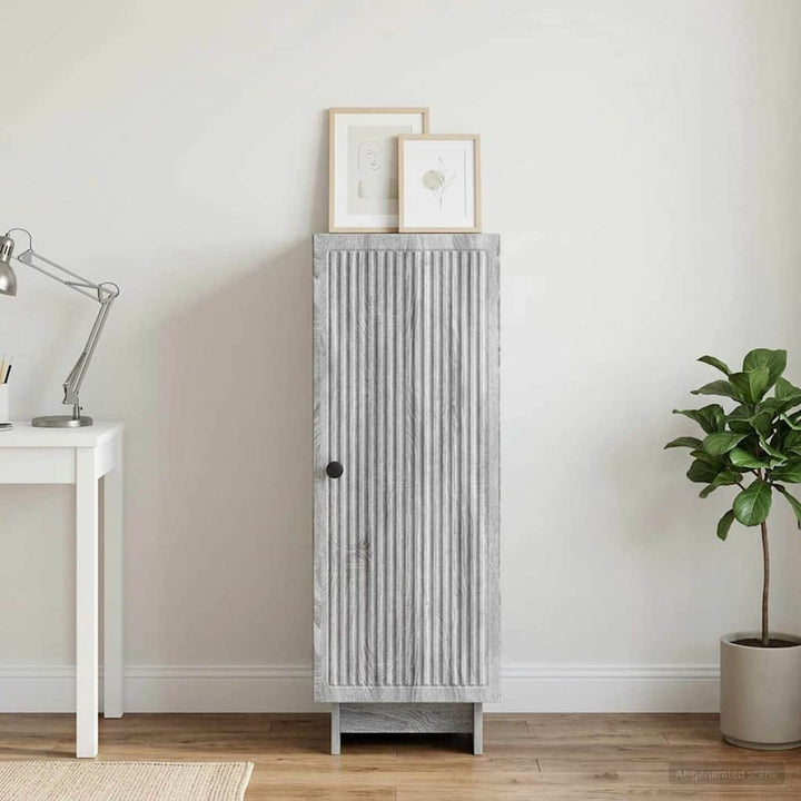 Sideboard Grå Sonoma 33 x 34,5 x 90 cm Konstrueret træ