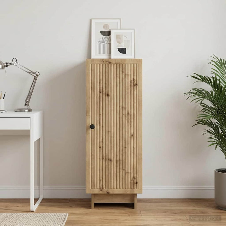 Sideboard Artisan-eg 33 x 34,5 x 90 cm Konstrueret træ