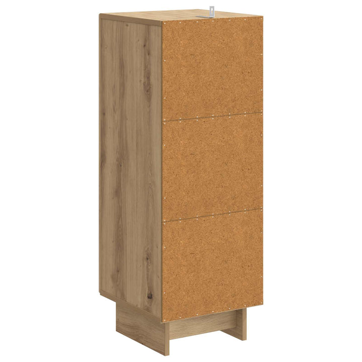 Sideboard Artisan-eg 33 x 34,5 x 90 cm Konstrueret træ