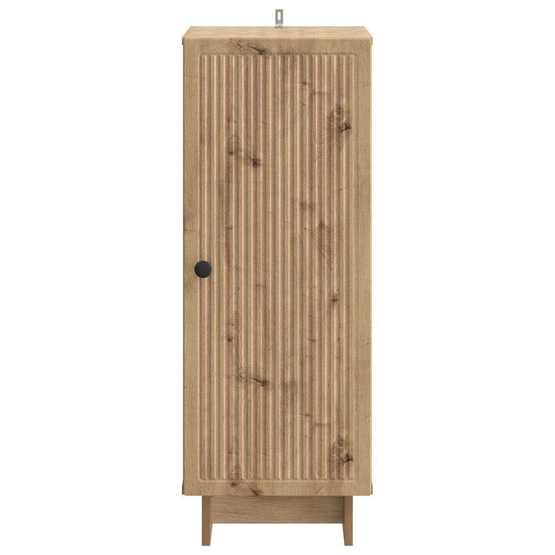 Sideboard Artisan-eg 33 x 34,5 x 90 cm Konstrueret træ