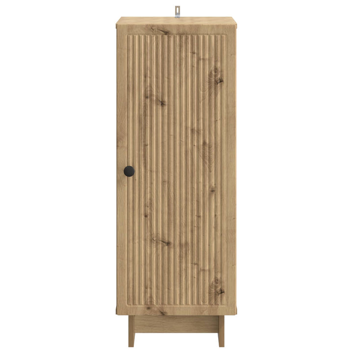 Sideboard Artisan-eg 33 x 34,5 x 90 cm Konstrueret træ
