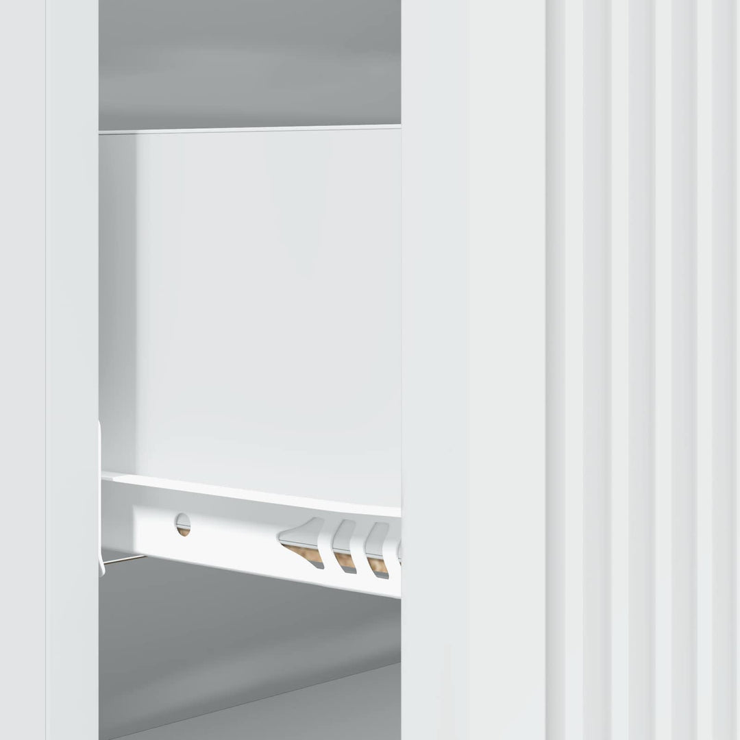 Skuffeskab Hvid 66 x 34,5 x 90 cm Konstrueret træ
