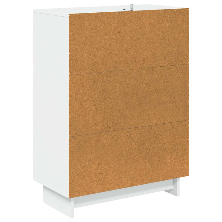 Skuffeskab Hvid 66 x 34,5 x 90 cm Konstrueret træ