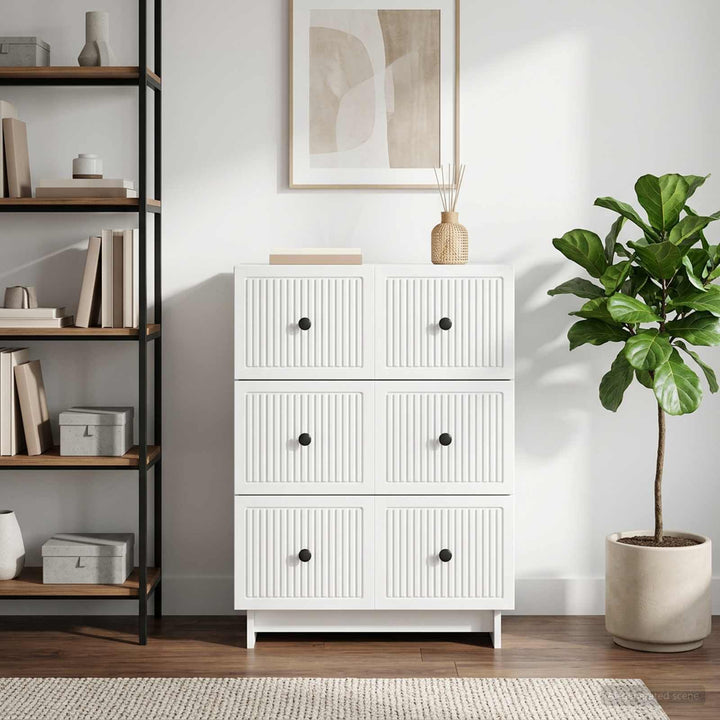 Skuffeskab Hvid højglans 66 x 34,5 x 90 cm Konstrueret træ