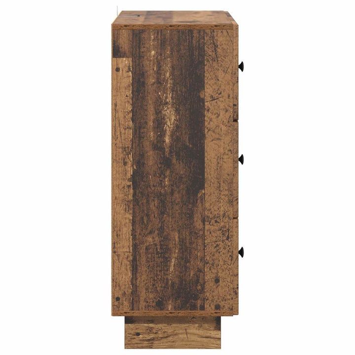 Skuffeskab Gammelt træ 66 x 34,5 x 90 cm Konstrueret træ