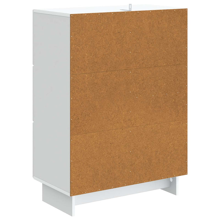 Sideboard Hvid 66 x 34,5 x 90 cm Konstrueret træ