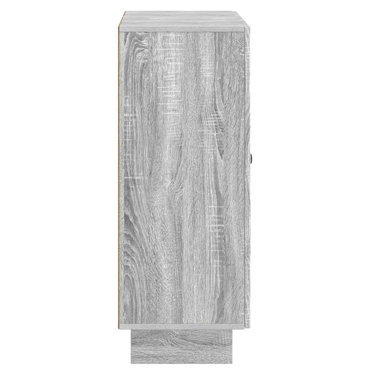 Sideboard Grå sonoma-eg 66 x 34,5 x 90 cm Konstrueret træ