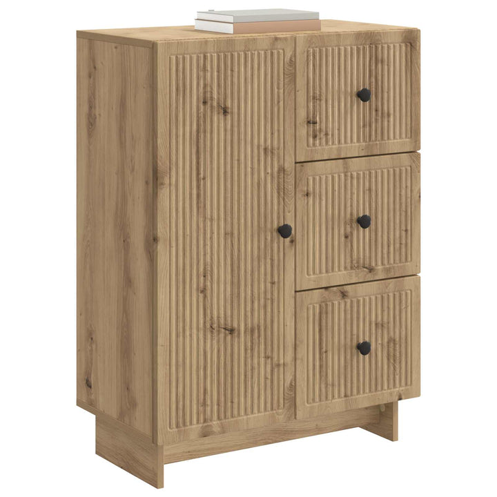 Sideboard Artisan-eg 66 x 34,5 x 90 cm Konstrueret træ