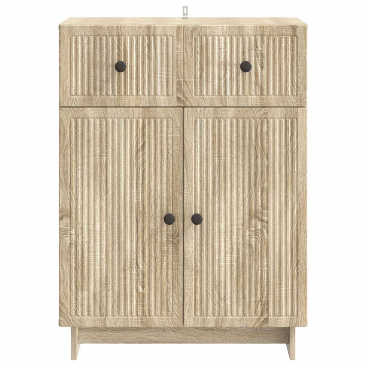 Sideboard Sonoma-eg 66 x 34,5 x 90 cm Konstrueret træ