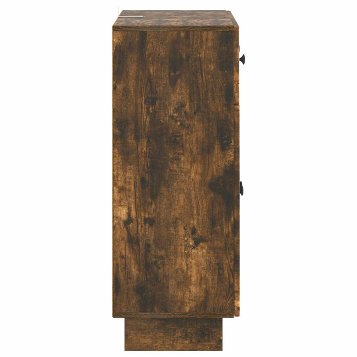 Sideboard Røget eg 66 x 34,5 x 90 cm Konstrueret træ