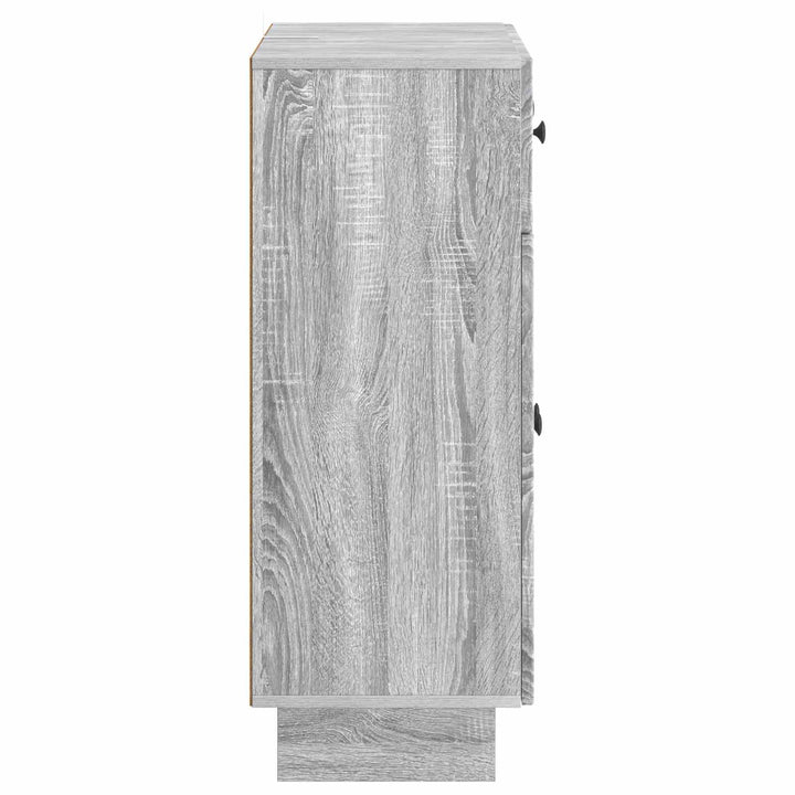 Sideboard Grå sonoma-eg 66 x 34,5 x 90 cm Konstrueret træ