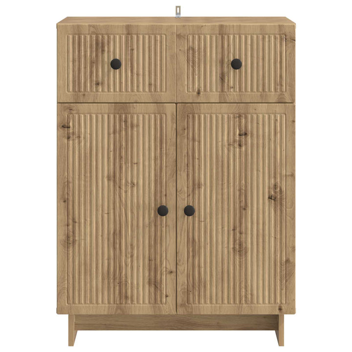 Sideboard Artisan-eg 66 x 34,5 x 90 cm Konstrueret træ