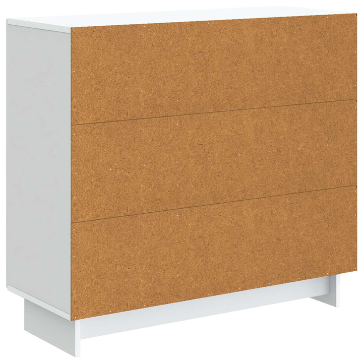 Sideboard Hvid 89 x 34,5 x 80 cm Konstrueret træ