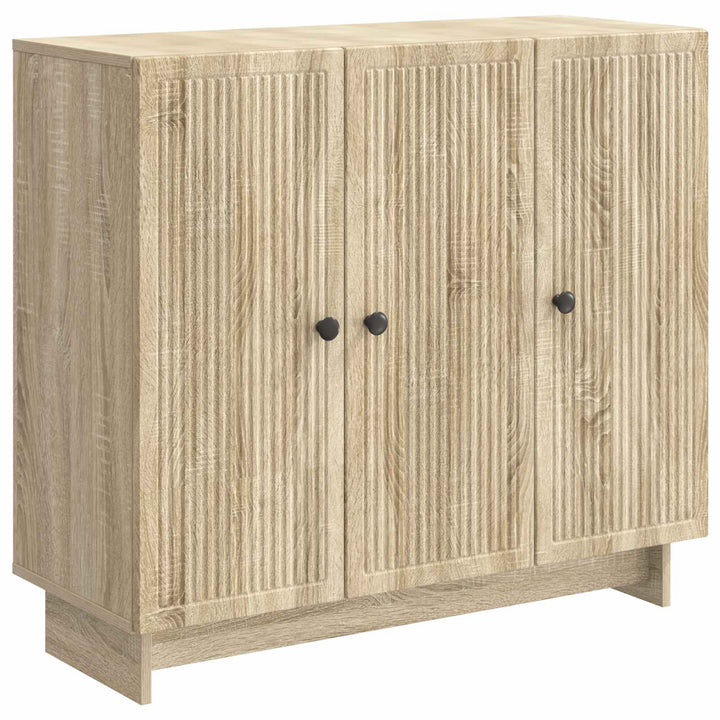 Sideboard Sonoma-eg 89 x 34,5 x 80 cm Konstrueret træ