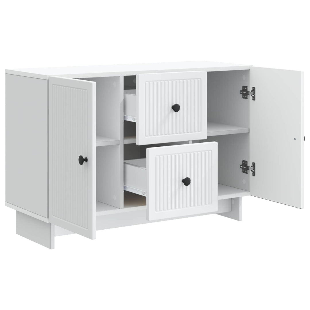 Sideboard Hvid 89 x 34,5 x 60 cm Konstrueret træ
