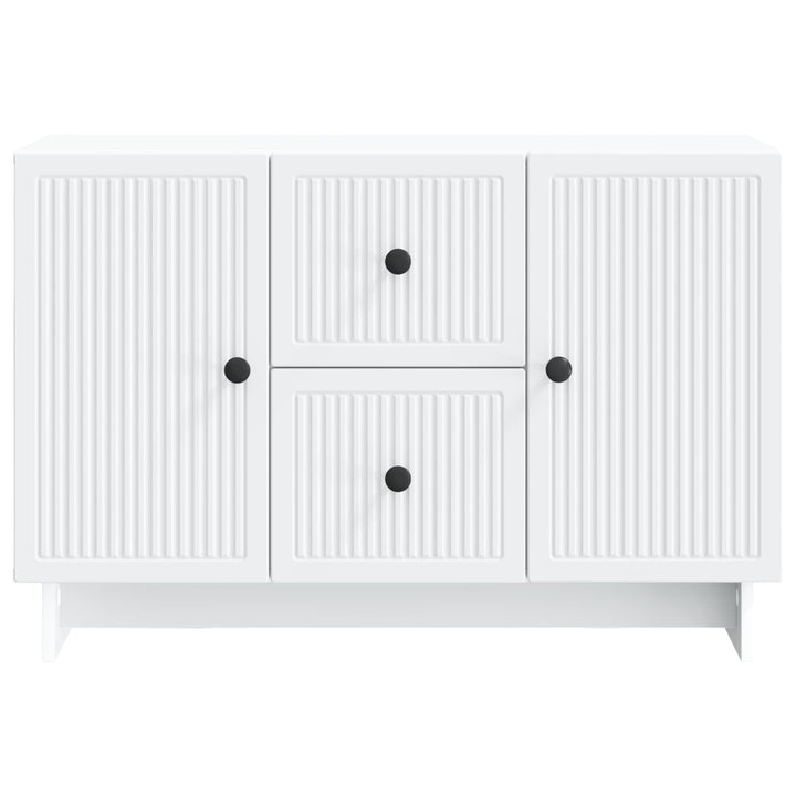 Sideboard Hvid 89 x 34,5 x 60 cm Konstrueret træ