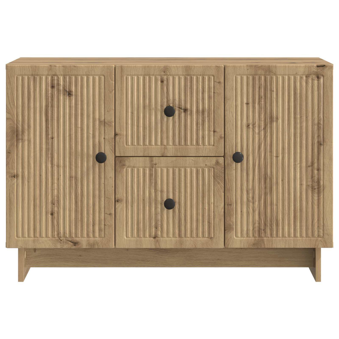 Sideboard Artisan-eg 89 x 34,5 x 60 cm Konstrueret træ