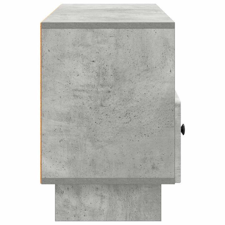 TV-skab med skuffe Betongrå 102 x 34,5 x 50 cm Konstrueret træ