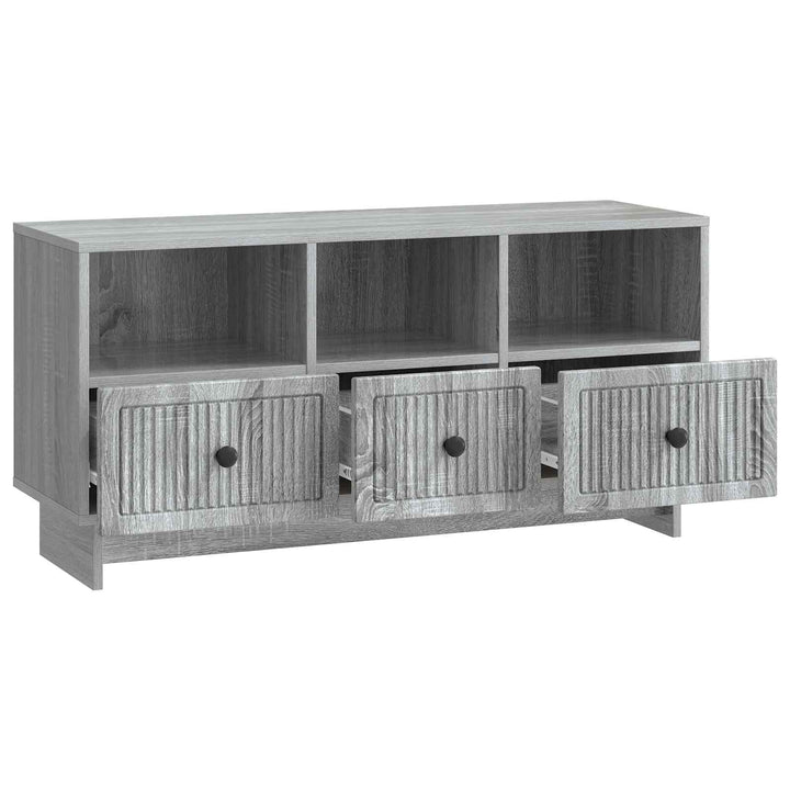 TV-skab Grå sonoma-eg 102 x 34,5 x 50 cm Konstrueret træ