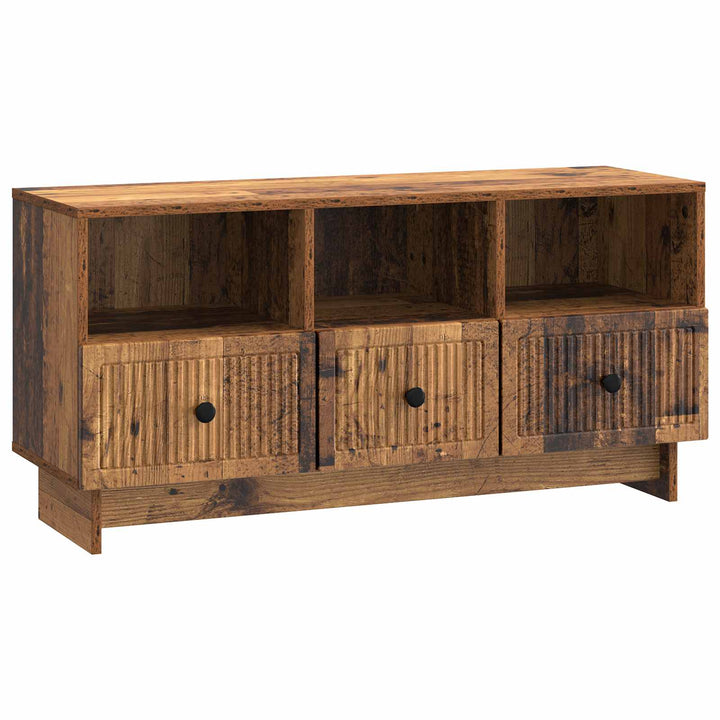 TV-skab Gammelt træ 102 x 34,5 x 50 cm Konstrueret træ