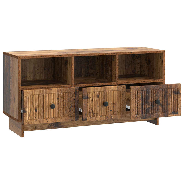 TV-skab Gammelt træ 102 x 34,5 x 50 cm Konstrueret træ
