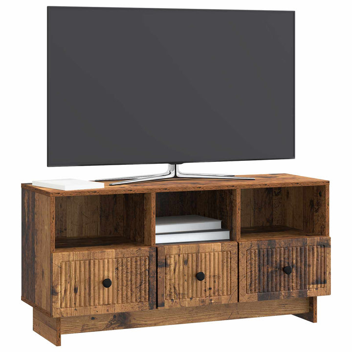 TV-skab Gammelt træ 102 x 34,5 x 50 cm Konstrueret træ