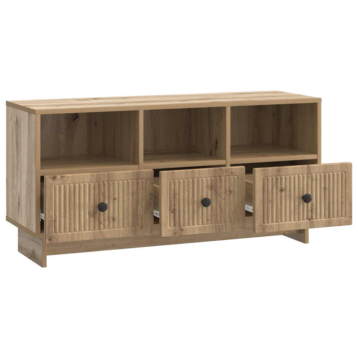 TV-skab 102 x 34,5 x 50 cm Artisan-eg Konstrueret træ