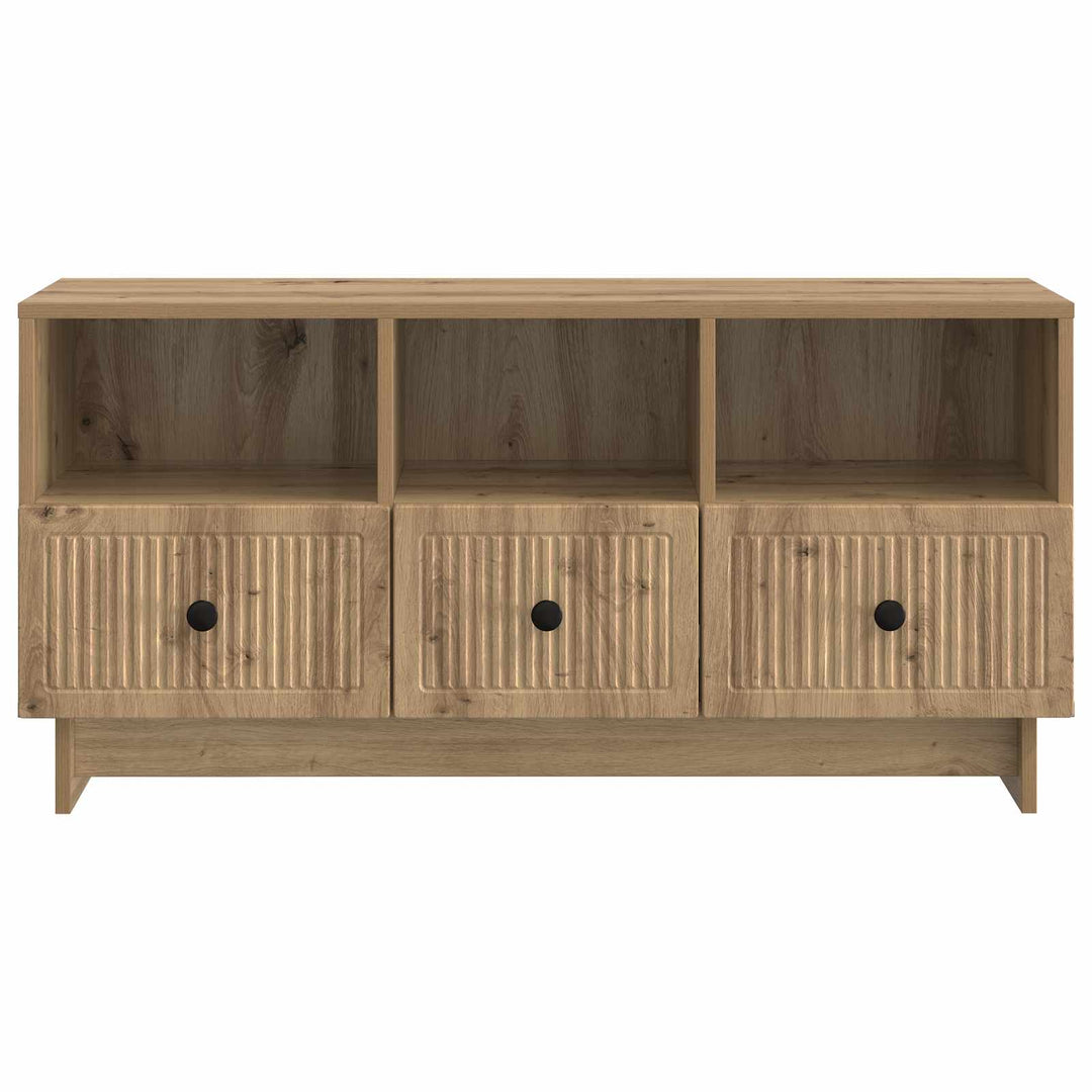 TV-skab 102 x 34,5 x 50 cm Artisan-eg Konstrueret træ