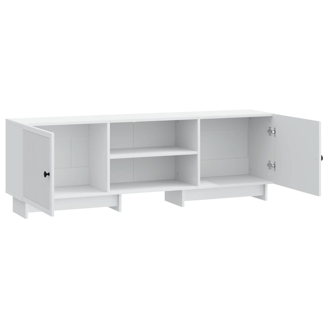 TV-skab Hvid 150 x 31 x 50 cm Konstrueret træ