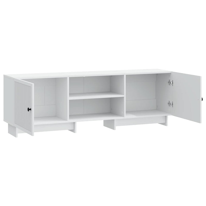 TV-skab Hvid 150 x 31 x 50 cm Konstrueret træ