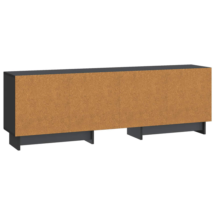 TV-skab 150 x 31 x 50 cm Sort Konstrueret træ