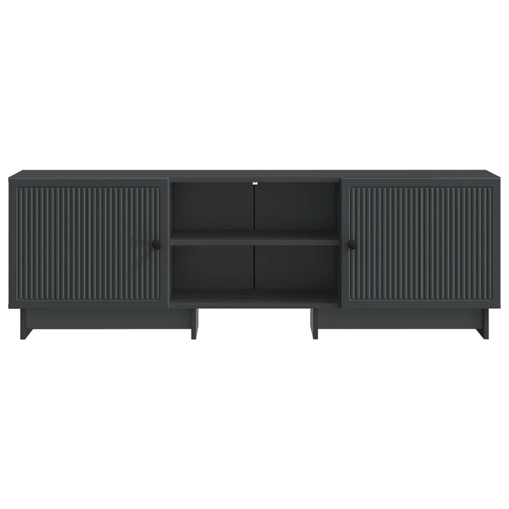 TV-skab Sort 150 x 31 x 50 cm Konstrueret træ