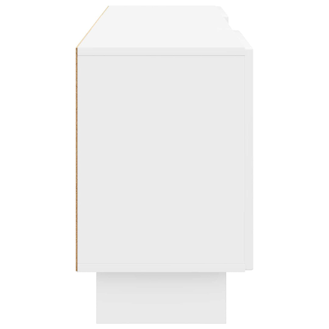 TV-skab 150 x 31 x 50 cm Hvid højglans Konstrueret træ
