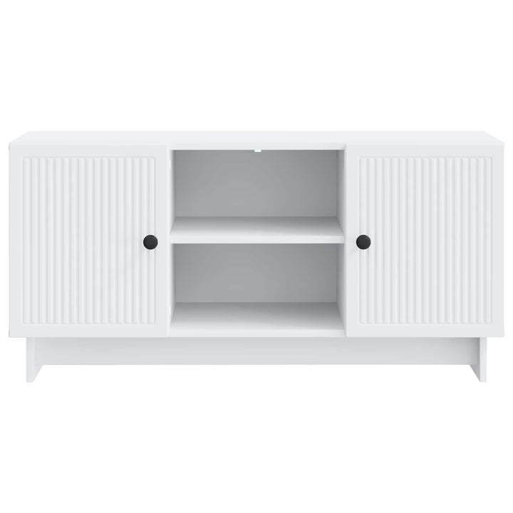 TV-skab 102 x 34,5 x 50 cm Hvid Konstrueret træ