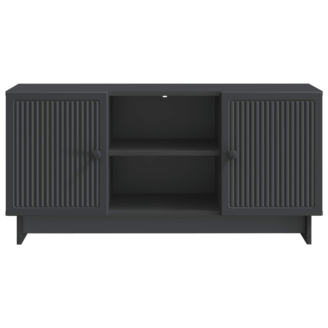 TV-skab 102 x 34,5 x 50 cm Sort Konstrueret træ
