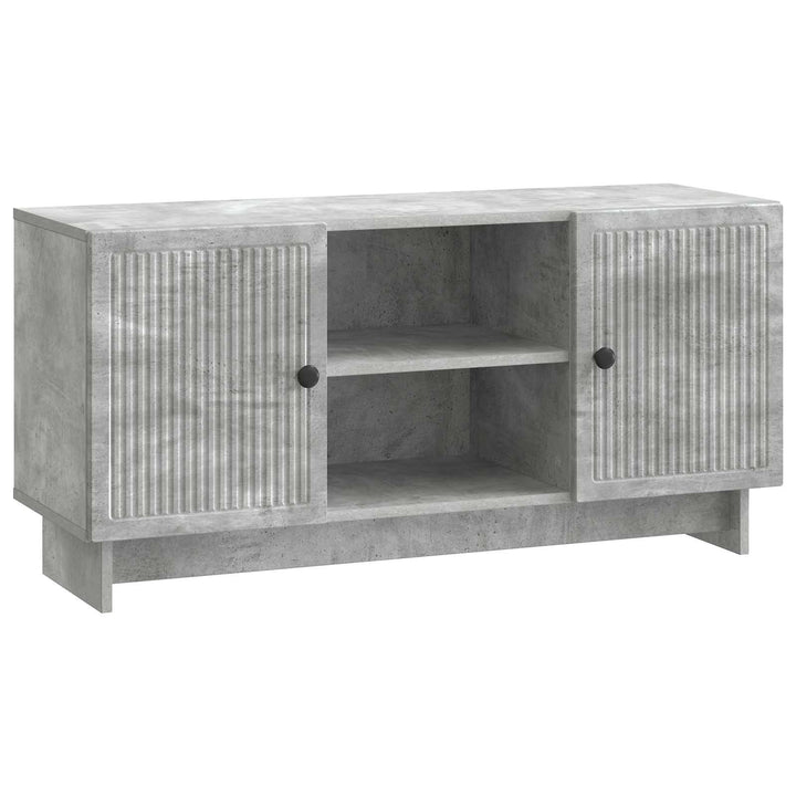 TV-skab 102 x 34,5 x 50 cm Betongrå Konstrueret træ
