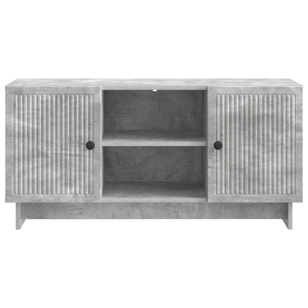 TV-skab 102 x 34,5 x 50 cm Betongrå Konstrueret træ