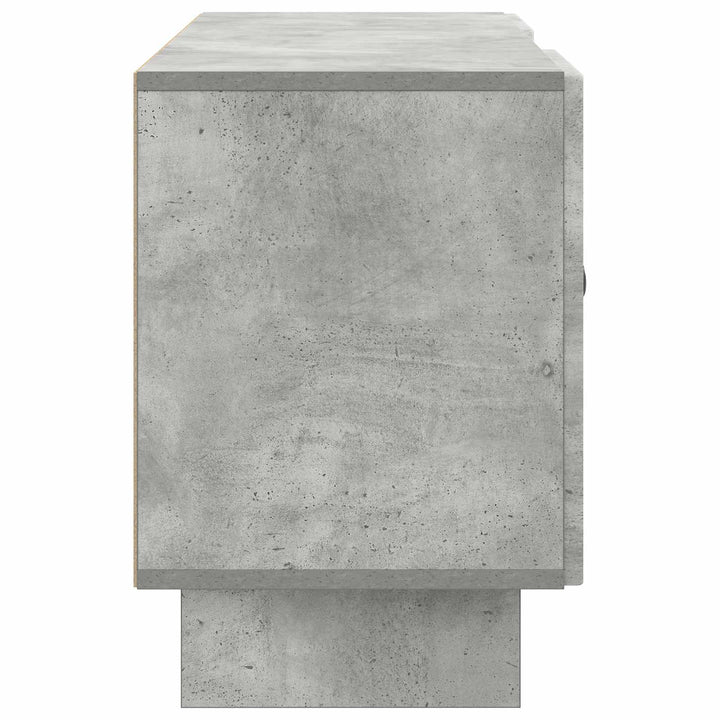 TV-skab 102 x 34,5 x 50 cm Betongrå Konstrueret træ