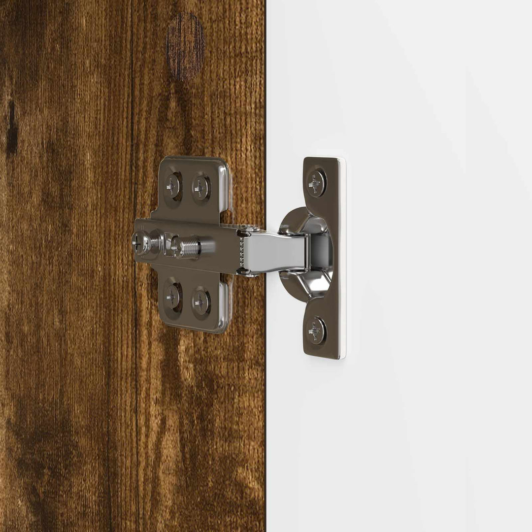 TV-skab 102 x 34,5 x 50 cm Røget eg Konstrueret træ