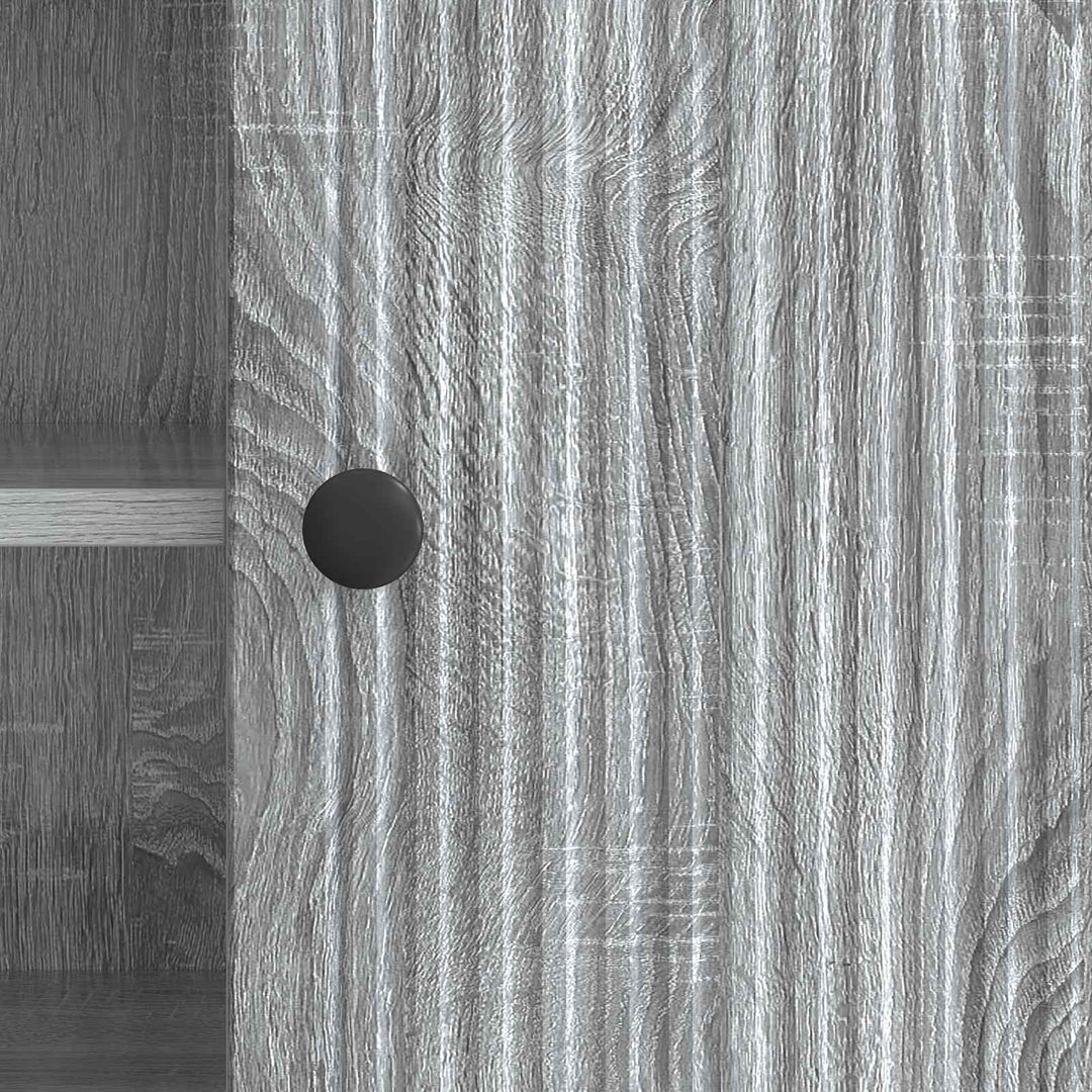 TV-skab 102 x 34,5 x 50 cm Grå Sonoma Konstrueret træ