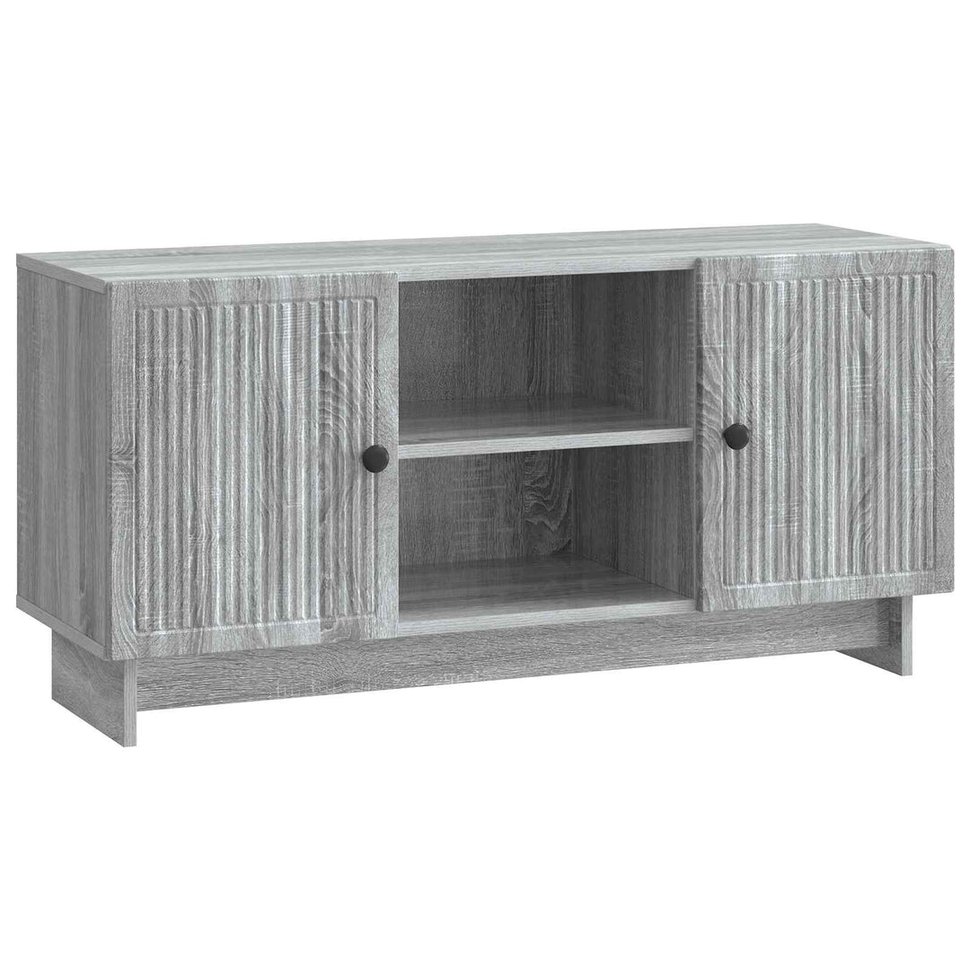 TV-skab 102 x 34,5 x 50 cm Grå Sonoma Konstrueret træ