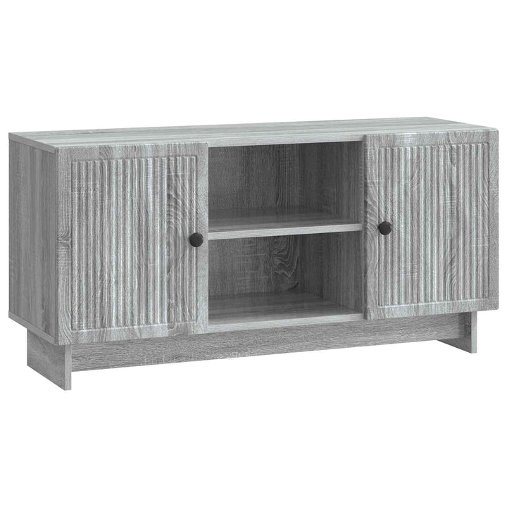 TV-skab 102 x 34,5 x 50 cm Grå Sonoma Konstrueret træ