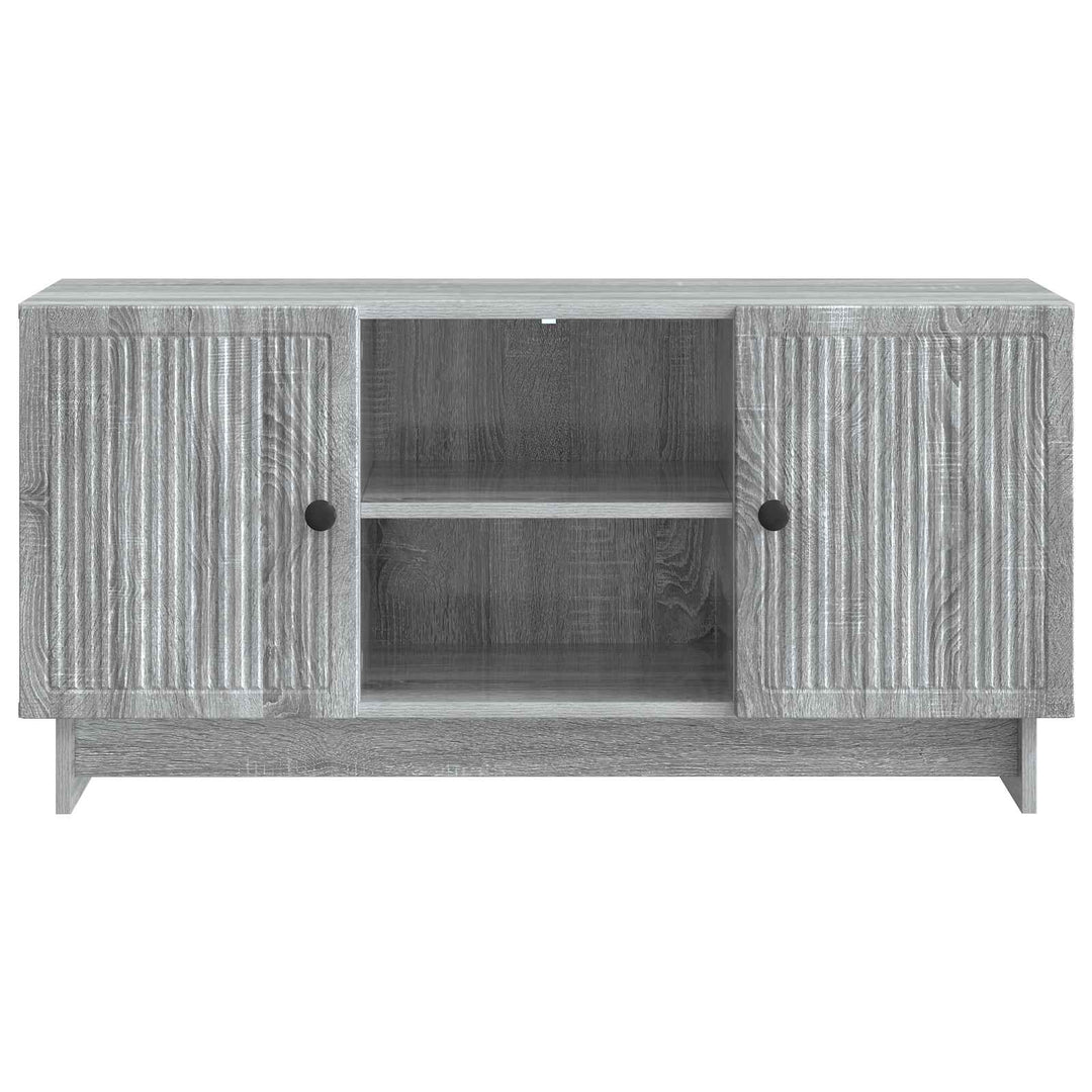 TV-skab 102 x 34,5 x 50 cm Grå Sonoma Konstrueret træ