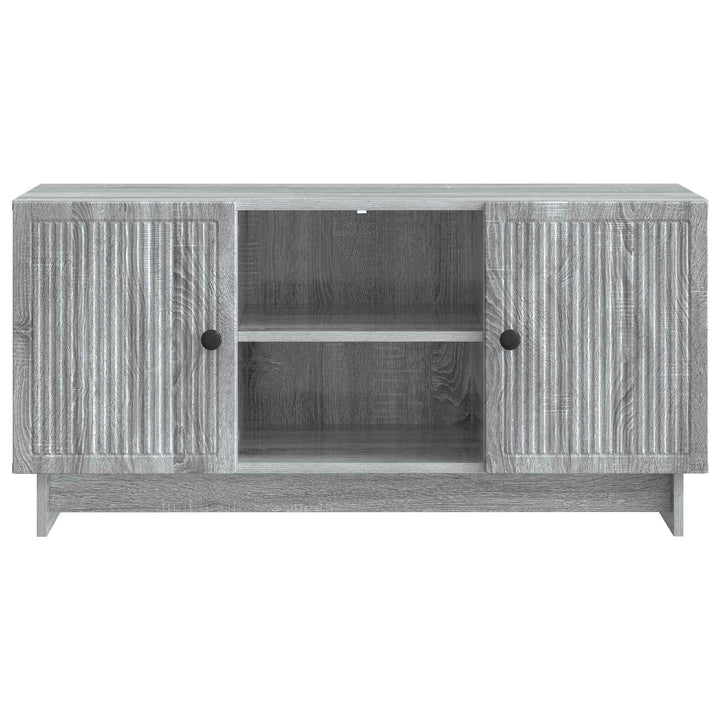 TV-skab 102 x 34,5 x 50 cm Grå Sonoma Konstrueret træ