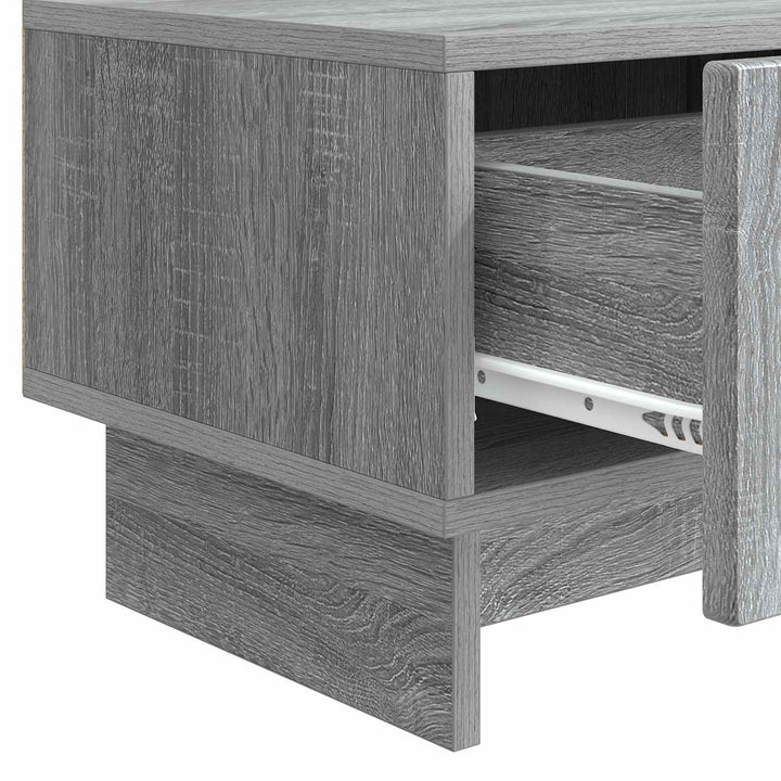 TV-skab Grå sonoma-eg 147 x 34,5 x 30 cm Konstrueret træ