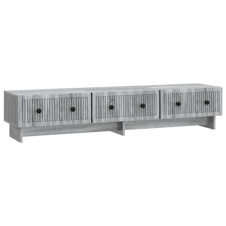 TV-skab Grå sonoma-eg 147 x 34,5 x 30 cm Konstrueret træ