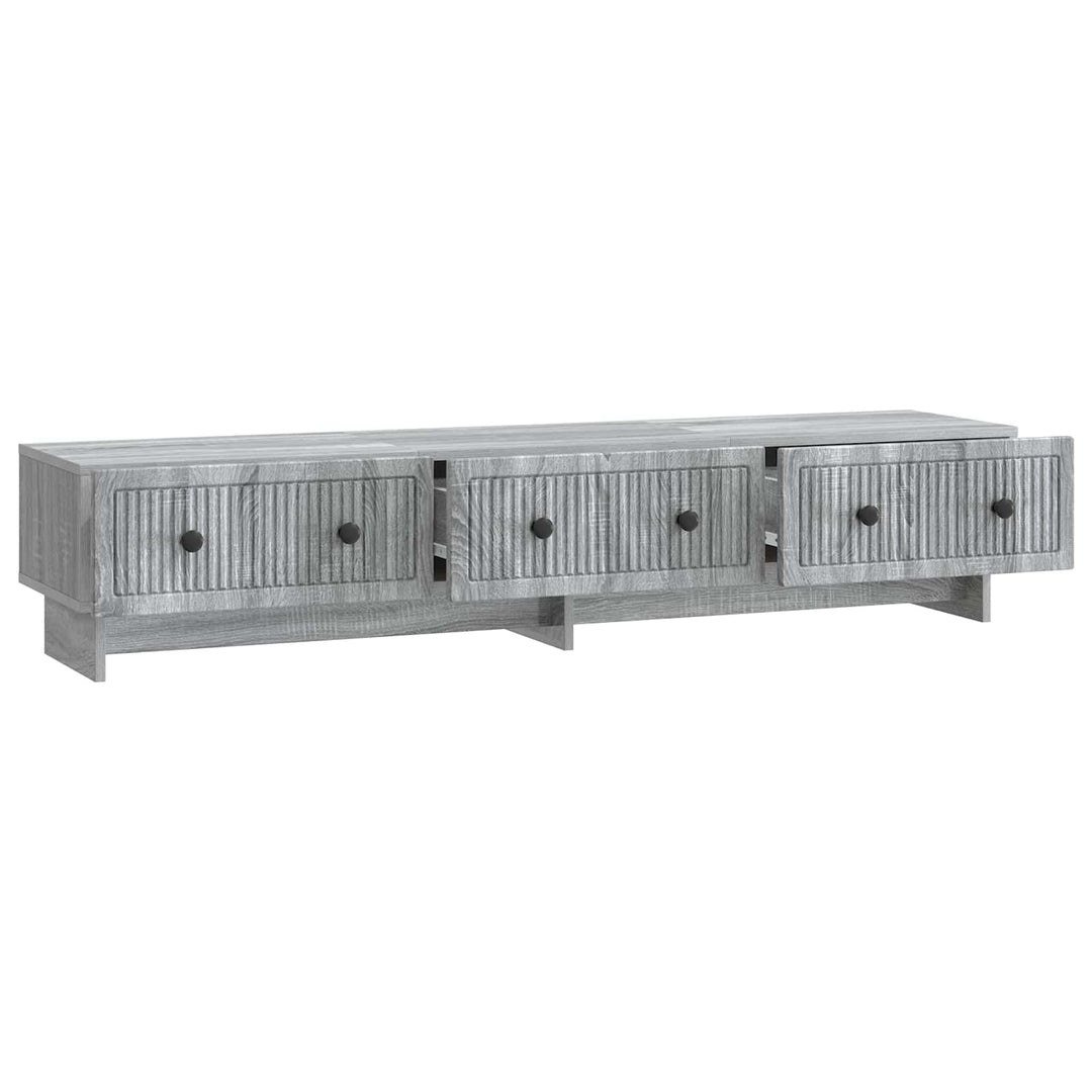 TV-skab Grå sonoma-eg 147 x 34,5 x 30 cm Konstrueret træ