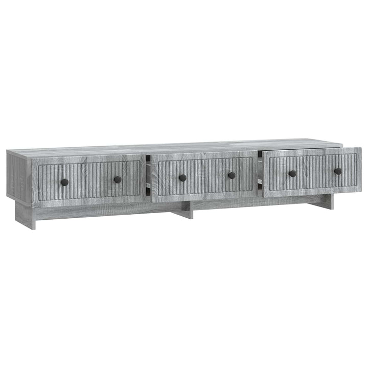 TV-skab Grå sonoma-eg 147 x 34,5 x 30 cm Konstrueret træ