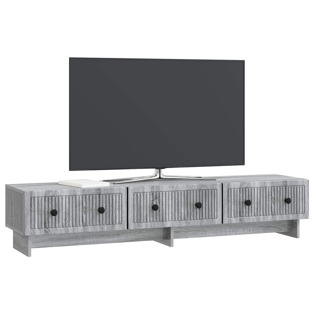 TV-skab Grå sonoma-eg 147 x 34,5 x 30 cm Konstrueret træ