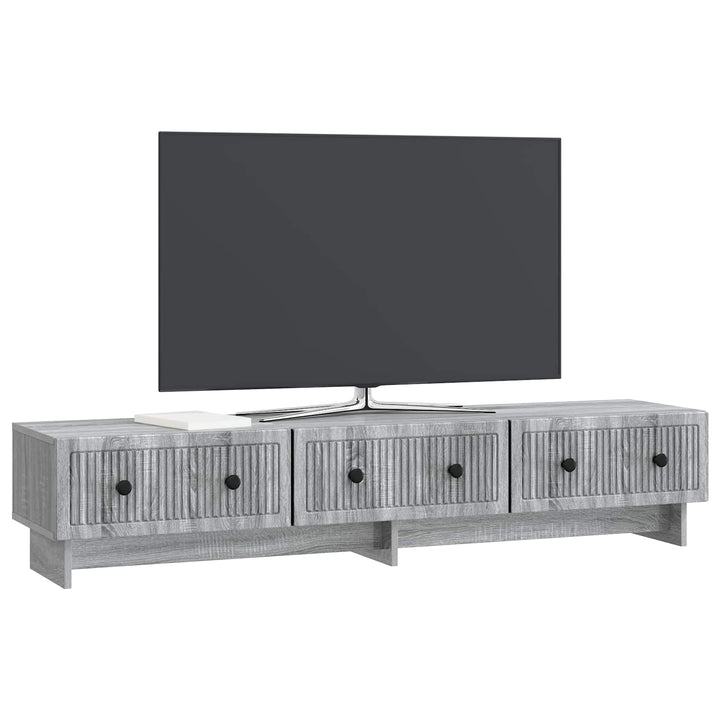 TV-skab Grå sonoma-eg 147 x 34,5 x 30 cm Konstrueret træ